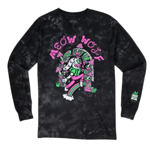 Meow Wolf x Killer Acid Long Sleeve Tie-Dye Shirt – Men’s Size Small (NWOT) - Picture 1 of 4